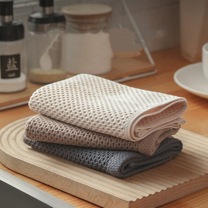 Kohana Waffle Weave Cotton Kitchen Towel, Highly Absorbent Dish Cloths