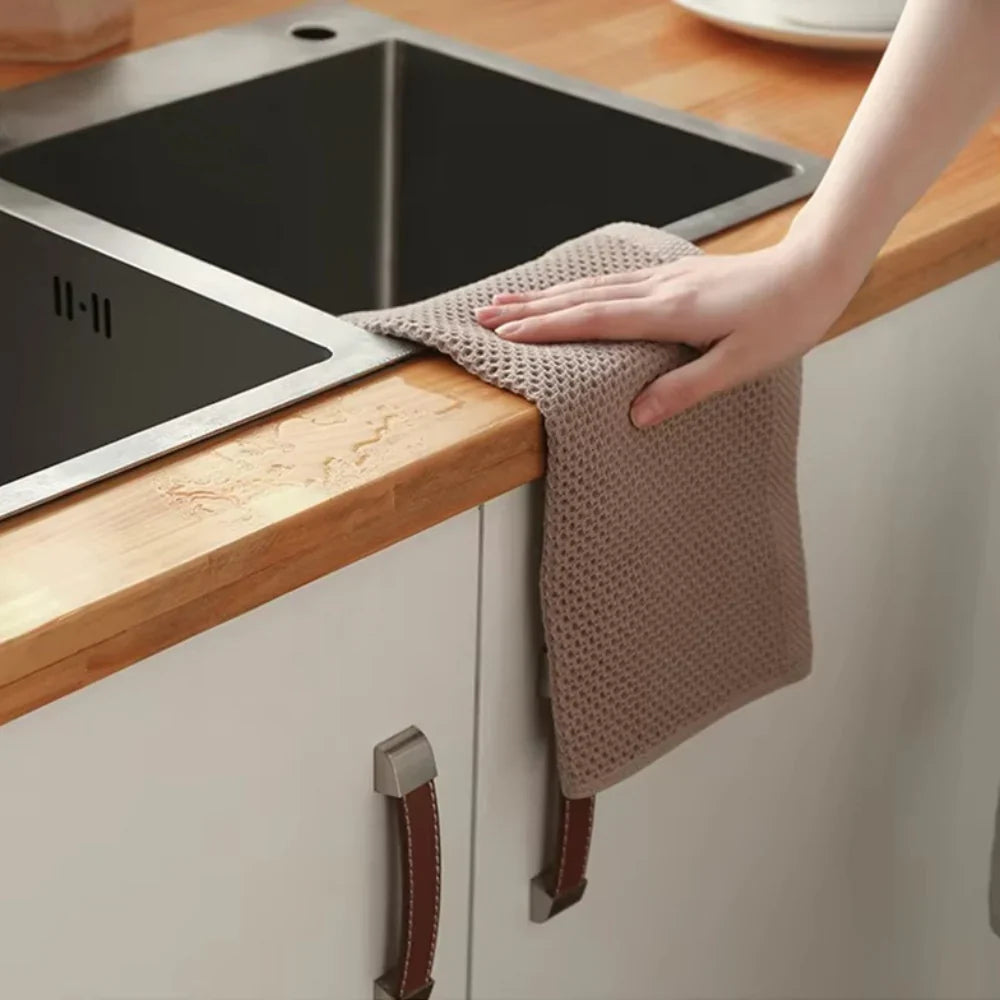 Kohana Waffle Weave Cotton Kitchen Towel, Highly Absorbent Dish Cloths