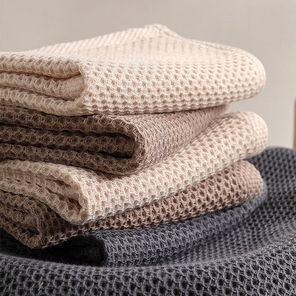 Kohana Waffle Weave Cotton Kitchen Towel, Highly Absorbent Dish Cloths