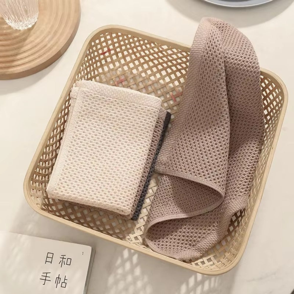 Kohana Waffle Weave Cotton Kitchen Towel, Highly Absorbent Dish Cloths